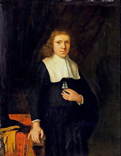 Jacob Levecq Portrait of a gentleman. Sweden oil painting art